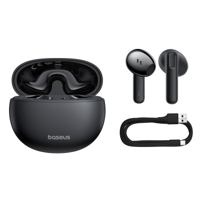 Baseus Bluetooth fülhallgató TWS Bowie E12 fekete