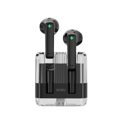 WIWU Bluetooth fülhallgató T21 TWS fekete