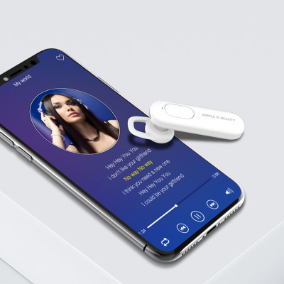 XO Bluetooth fülhallgató BE4 fehér