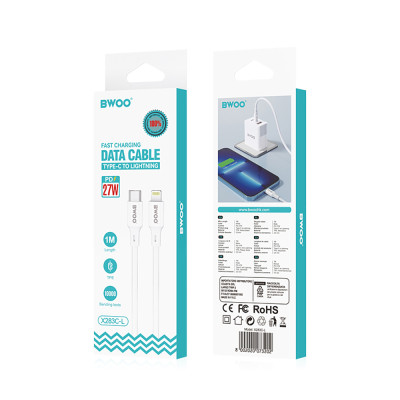 BWOO 27W kábel X283C-L USB-C - Lightning