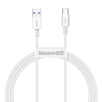 Baseus kábel Superior USB - USB-C 1,0 m fehér 66W