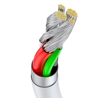 Baseus kábel Superior USB - USB-C 1,0 m fehér 66W