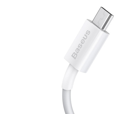 Baseus kábel Superior USB - microUSB 2,0 m 2,0A fehér