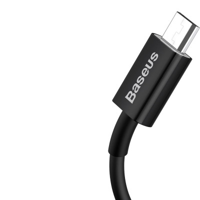 Baseus kábel Superior USB - microUSB 2,0 m 2,0A fekete