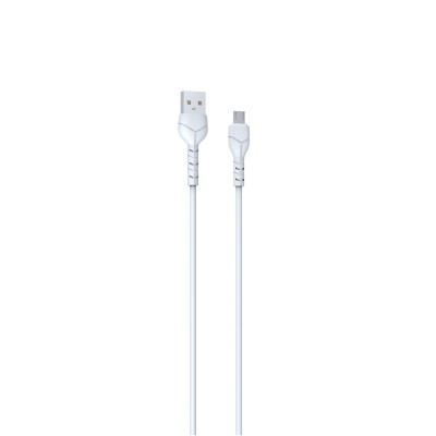 Devia kábel Kintone EC144 USB - MicroUSB 1,0 m 2,1A fehér