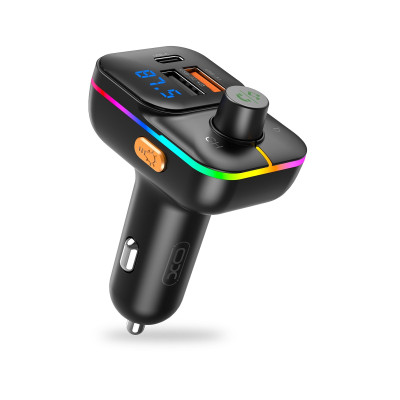 XO FM Transzmitter BCC09 Bluetooth MP3 autós töltő 25W fekete