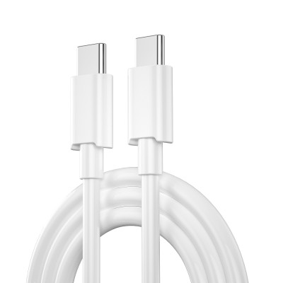 WIWU fali töltő Wi-U002 PD + QC 20W 1x USB 1x USB-C fehér + kábel USB-C - Lightning