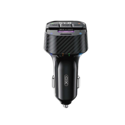XO FM Transzmitter BCC17 Bluetooth MP3 autós töltő 30W fekete