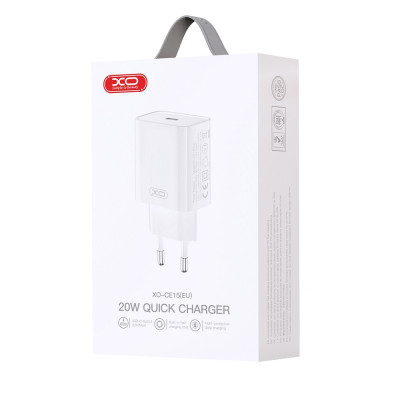 XO fali töltő CE15 PD 20W 1x USB-C fehér