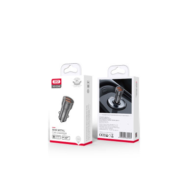 XO autós töltő CC48 2x USB 2,4A szürke