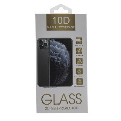 Huawei P Smart Z / P Smart Pro / Honor 9X Edzett üveg 10D fekete kerettel
