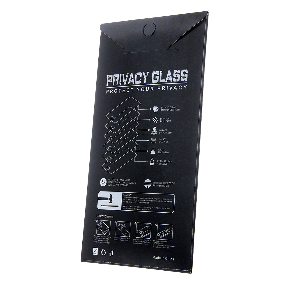 iPhone 15 Pro Max Edzett, Privacy (betekintésgátló) üvegfólia