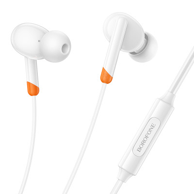 Borofone fülhallgató BM92 Refined mikrofonnal Type C (DAC) fehér