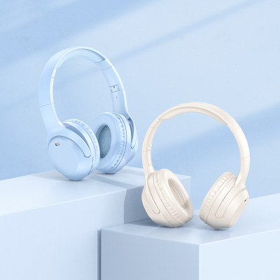 Borofone fejhallgató BO26 Delightful Bluetooth fehér