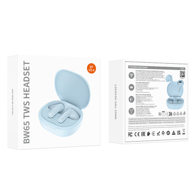 Borofone TWS Bluetooth fülhallgató BW65 Deseo kék