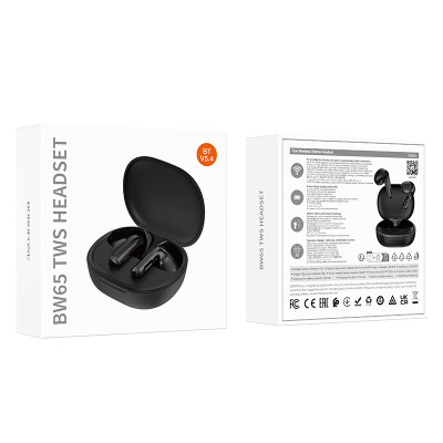 Borofone TWS Bluetooth fülhallgató BW65 Deseo fekete