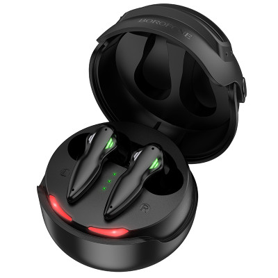 Borofone TWS Bluetooth fülhallgató BW57 Mecha fekete