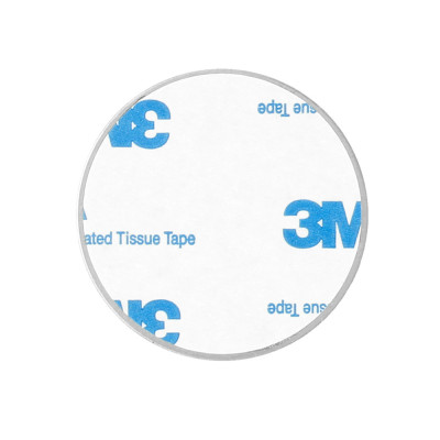 Fém lemez mágneses tartókhoz - kerek 40mm fekete