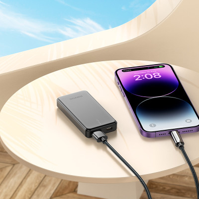 Borofone power bank 2500mAh BJ48 Mini - USB - fekete