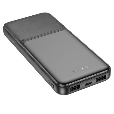 Borofone power bank 10000mAh BJ33 Creed - 2xUSB - fekete