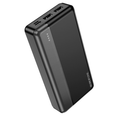Borofone power bank 20000mAh BJ24A - 2xUSB - fekete