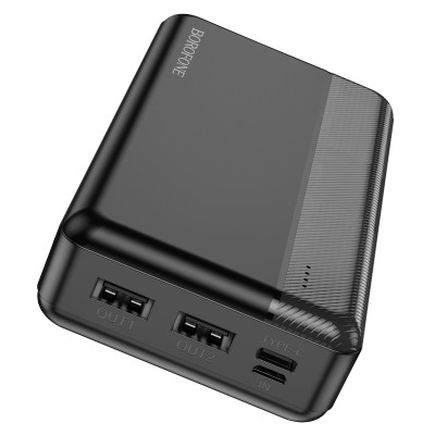 Borofone power bank 20000mAh BJ24A - 2xUSB - fekete