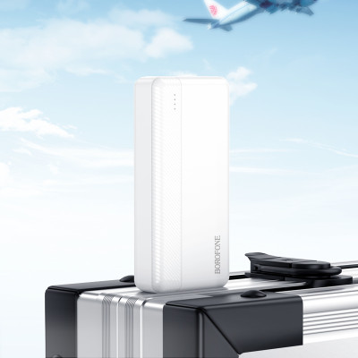Borofone power bank 20000mAh BJ24A - 2xUSB - fehér