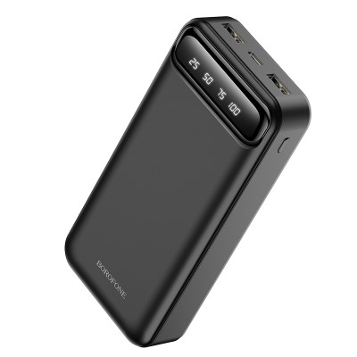 Borofone power bank 20000mAh BJ14A Freeway - 2xUSB - fekete