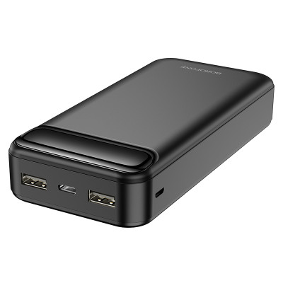 Borofone power bank 20000mAh BJ14A Freeway - 2xUSB - fekete