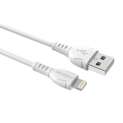 Borofone kábel BX51 Triumph - USB - Lightning - 2,4A 1 méter fehér