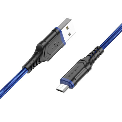 Borofone kábel BX67 - USB - Micro USB - 2,4A 1 méter kék