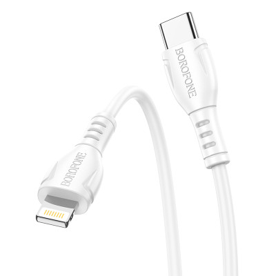 Borofone kábel BX51 Triumph - Type C - Lightning - 2,4A 1 méter fehér