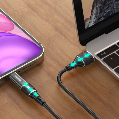KAKU adapter KSC-559 Chenxing - Micro USB - Lightning - fekete