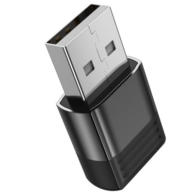 Borofone adapter BV18 - USB - Type C - fekete