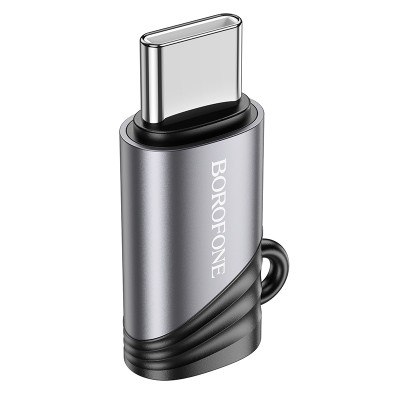 Borofone adapter BV20 - Lightning női - Type C férfi - fekete