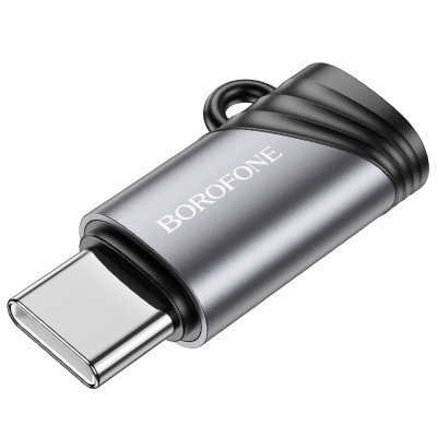 Borofone adapter BV20 - Lightning női - Type C férfi - fekete