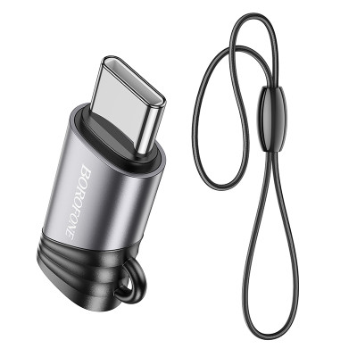Borofone adapter BV20 - Lightning női - Type C férfi - fekete