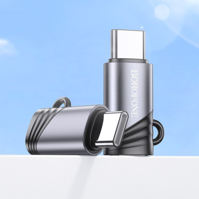 Borofone adapter BV20 - Lightning női - Type C férfi - fekete