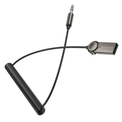 Borofone Bluetooth AUX vevő BC56 Peaceful szürke