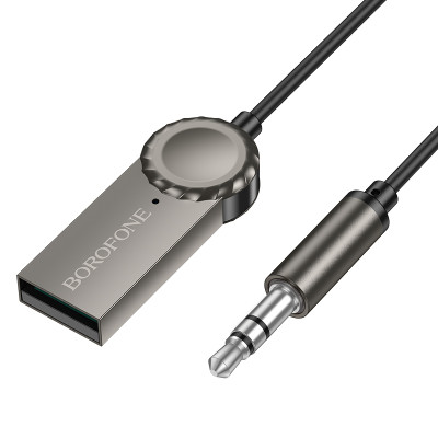 Borofone Bluetooth AUX vevő BC56 Peaceful szürke