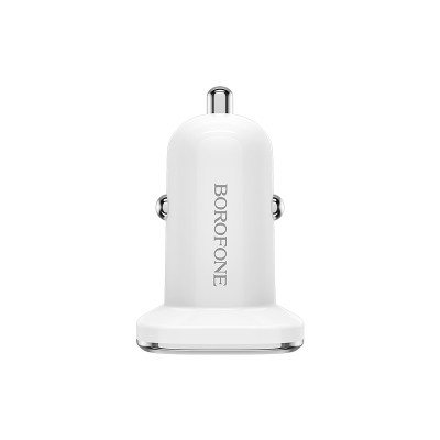 Borofone autós töltő BZ12 Lasting Power - 2xUSB - 2,4A fehér