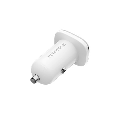 Borofone autós töltő BZ12A Lasting Power - USB - QC 3.0 18W 3A fehér