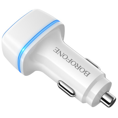 Borofone autós töltő BZ14 Max - 2xUSB - 2,4A fehér