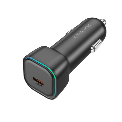 Borofone autós töltő BZ28 Trophie - Type C - PD 30W 3A fekete