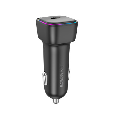 Borofone autós töltő BZ28 Trophie - Type C - PD 30W 3A fekete