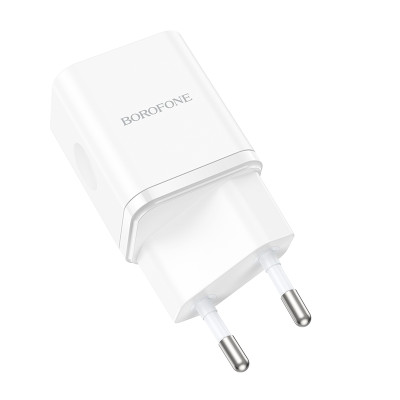 Borofone fali töltő BN6 Field - Type C - QC 3.0 PD 20W fehér