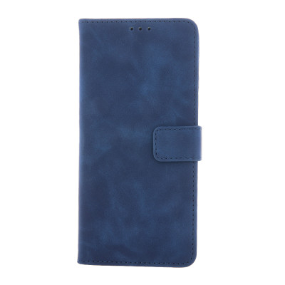 Samsung Galaxy S24 Smart Velvet Mágneses fliptok sötétkék