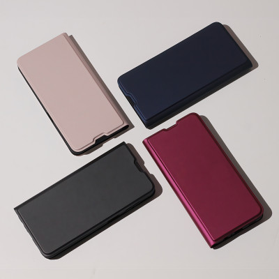 Samsung Galaxy S21 FE Smart Soft Flip védőtok, bézs