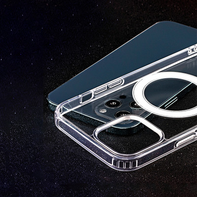 Samsung Galaxy S23 Ultra 1,5 mm-es Anti Shock Átlátszó Mag Tok