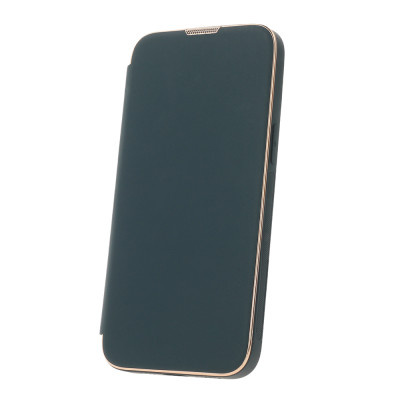 iPhone 11 Smart Gold Frame Mag tok, sötétzöld